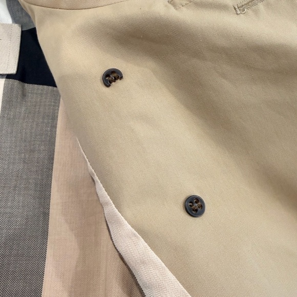 Burberry's Crombrook iconic beige mid-length trench coat size 8UK/S - Picture 14 of 16
